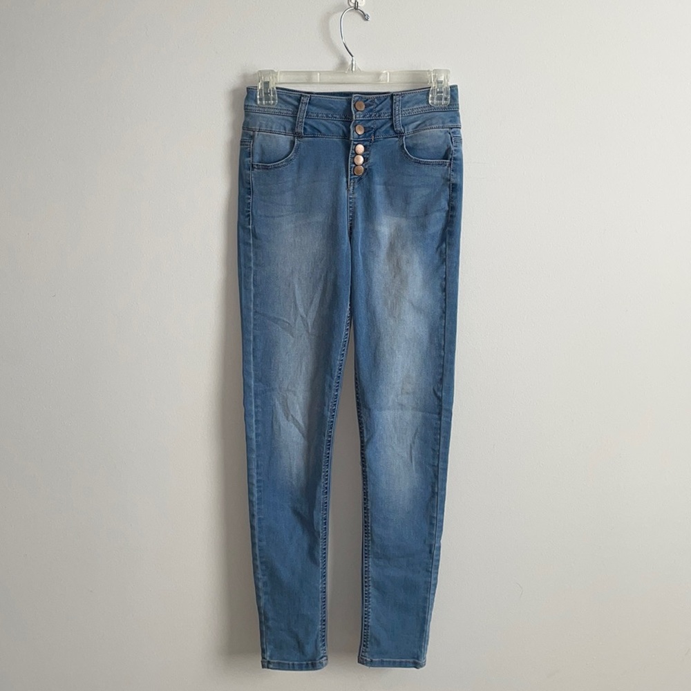 Tinseltown High-Waisted Junior Jeans - Size 3